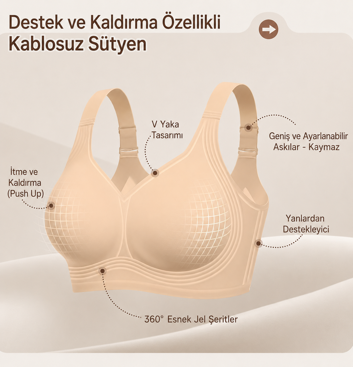 Göğüs Toparlayıcı Sütyen